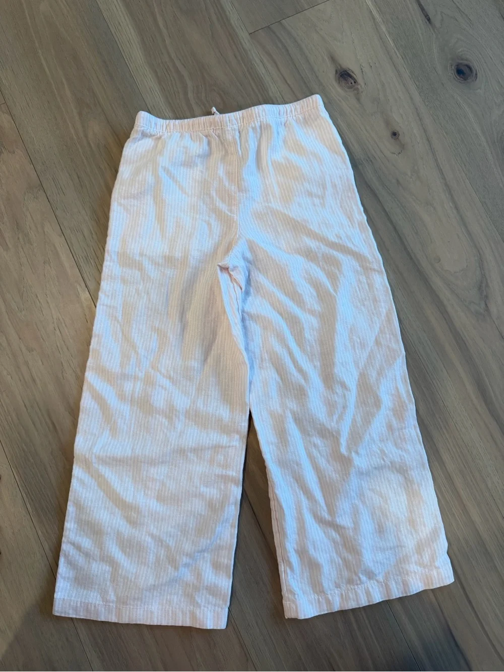 Old Navy Light Pink Ribbed Kids Pajama Bottoms